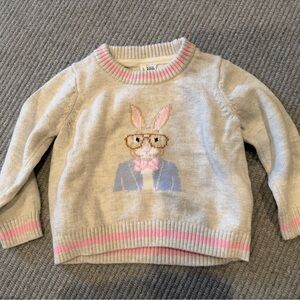 Janie and Jack Bunny Sweater Easter